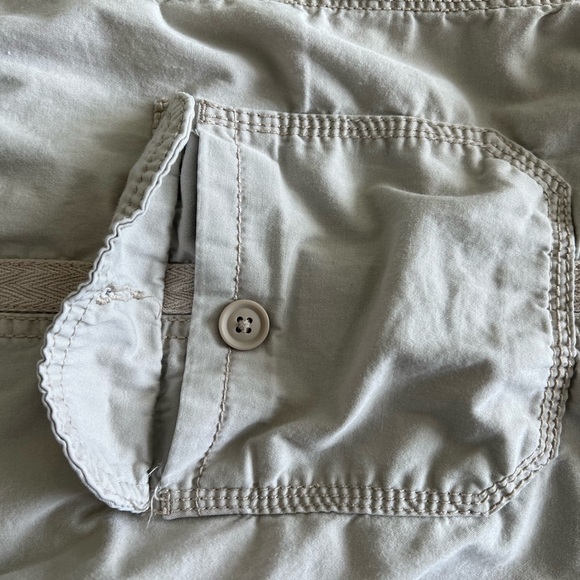 Style & Co  womens plus size 22W Cargo Capris Pants Stonewall color - Picture 3 of 13